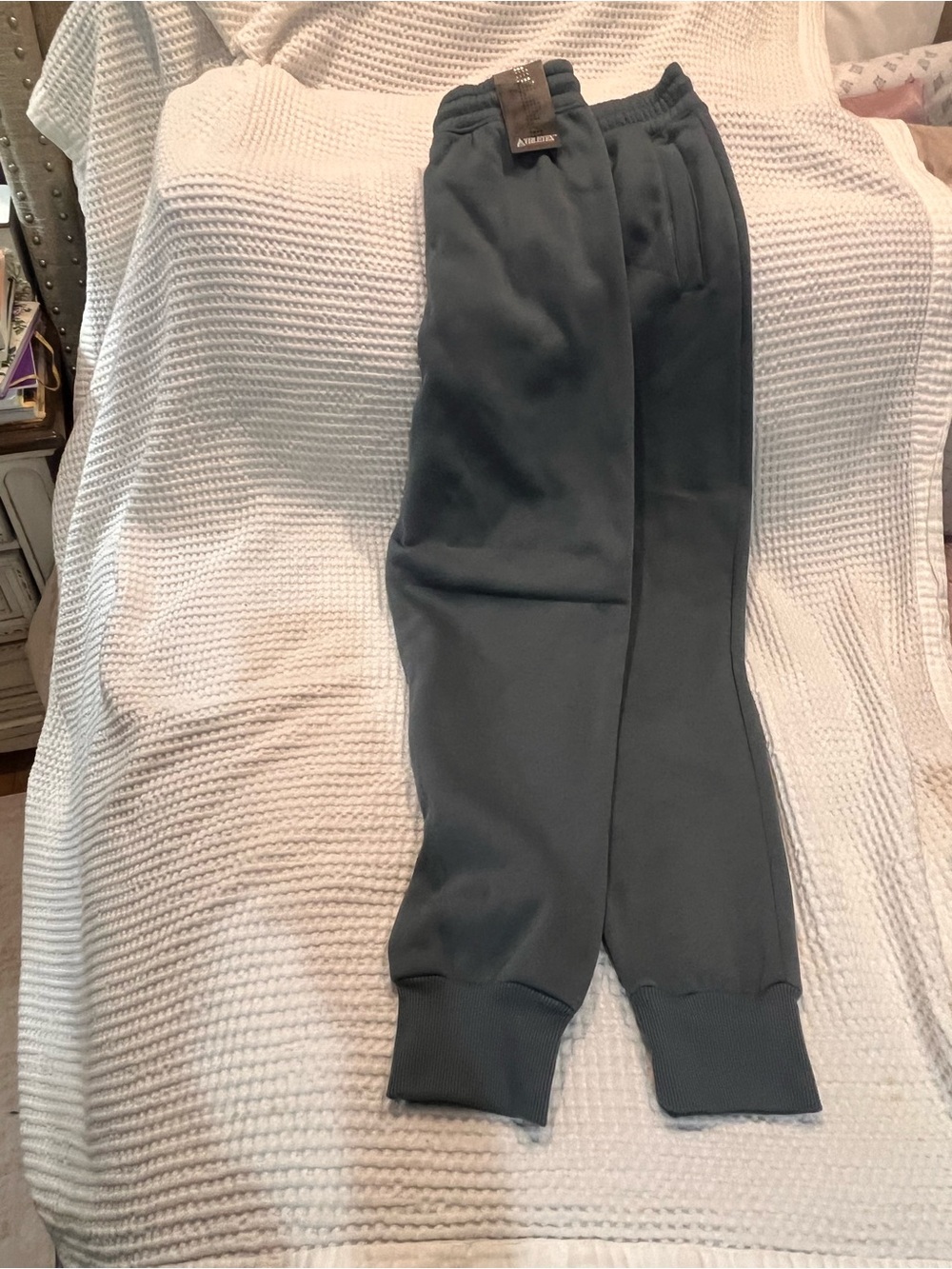 Dark Slate Gray Fleece Jogger Sweatpants